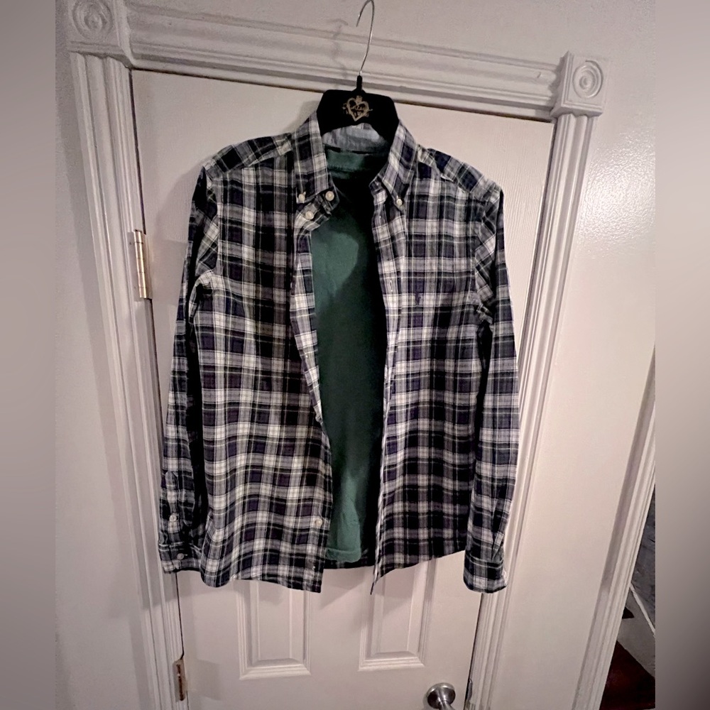 Ralph Lauren Polo button down 18/20 boys polo shirt with men’s small tee under